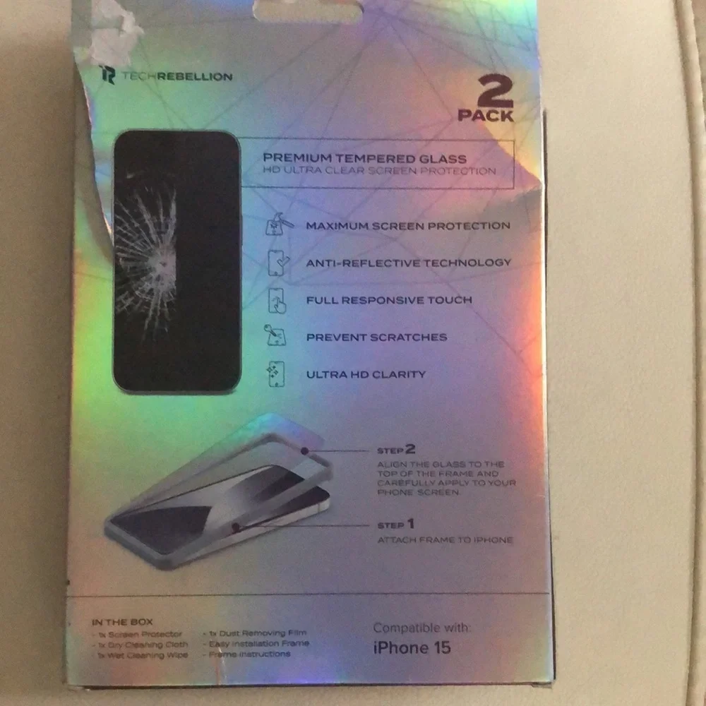 Tech Rebellion tempered glass